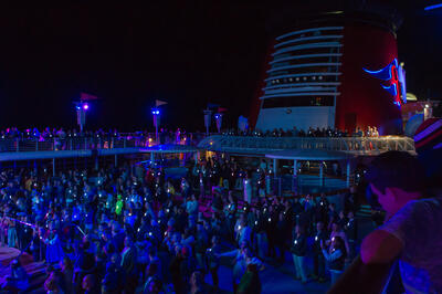 Disney Cruise Line Deck Party