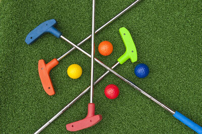 Mini Golf Stock