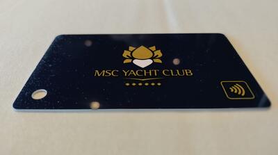 MSC Yacht Club card