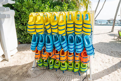 Life vests Coco beach club