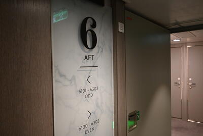 Stateroom numbers