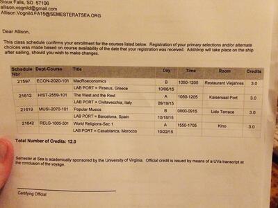 Course Schedule