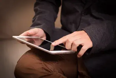 Tablet stock image