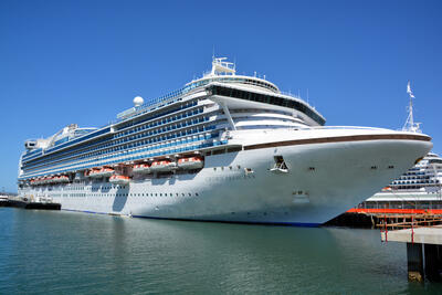 Crown Princess docked