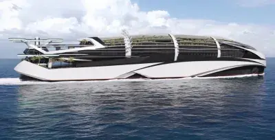 Meyer future cruise concept for the year 2100