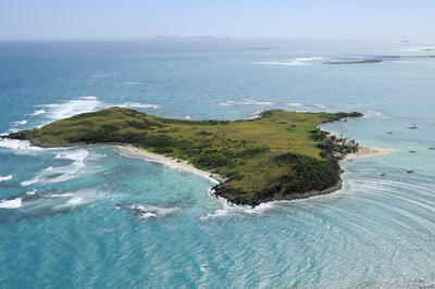 Pinel Island Aerial