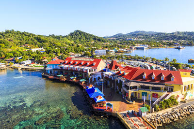 roatan-honduras-stock