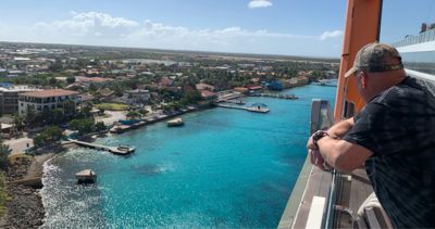 Beautiful view of Curacao from the Magic Carpet