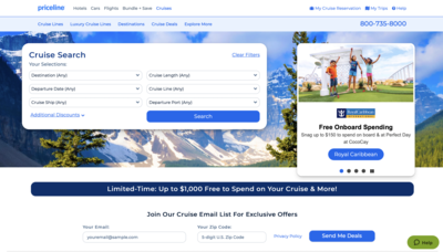 Priceline-Cruise-Website