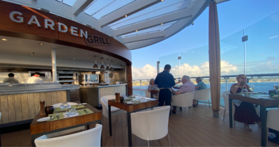 Rooftop Garden Grill on Celebrity Edge