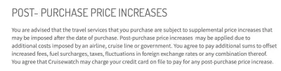 Cruisewatch terms and conditions