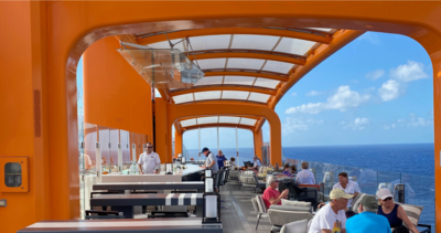 Magic carpet on Celebrity Edge