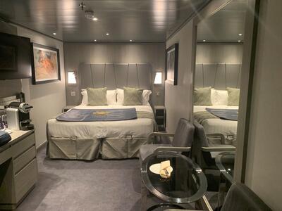 The inside room on MSC that comes with suite benefits