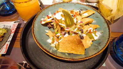 Plate of nachos