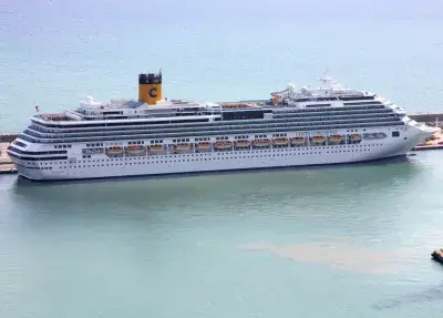 Costa Concordia Docked
