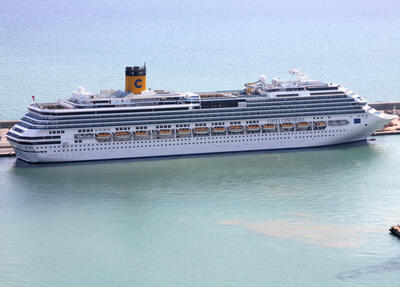 Costa Concordia Docked