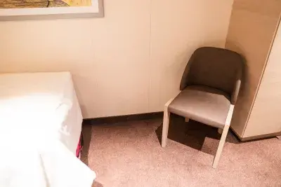 chair in cruise cabin