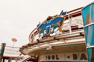 Cruise Ship (Not RC) + Coronado Bridge - Royal Caribbean