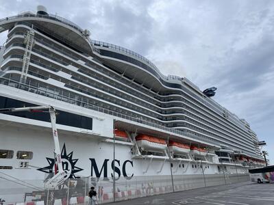 MSC-Seashore-Docked-Palermo-Italy