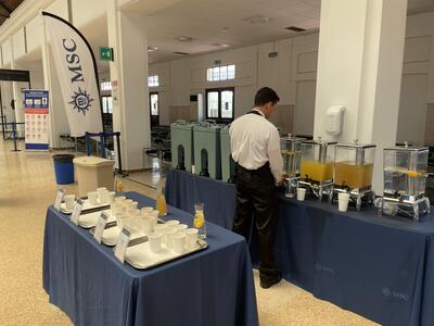 Msc-boarding-refreshments