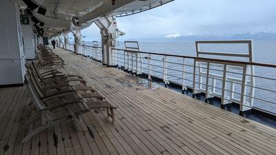 Promenade deck on HAL Eurodam