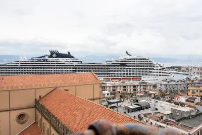 MSC cruise ship in Messina Italy
