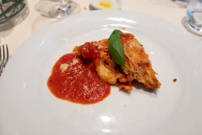 eggplant parmesan on msc cruise
