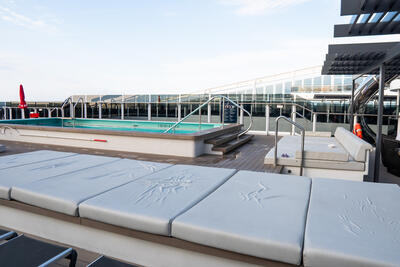 Pool on msc cruise ship