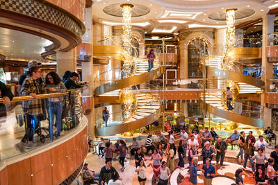 Royal Princess atrium