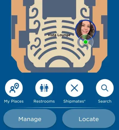 Shipmate locator feature