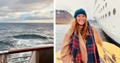 Allie on the North Sea