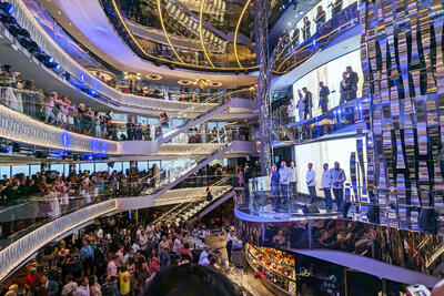 MSC Seaside atrium