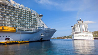 Harmony of the Seas and MSC Seaside