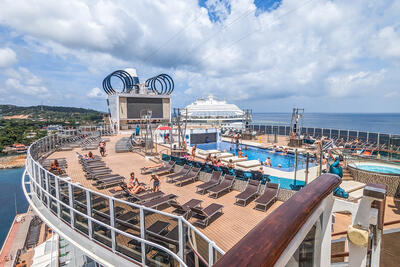 MSC Seaside pool deck