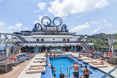 MSC Seaside pool deck