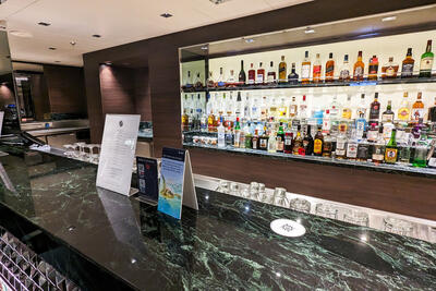 bar on MSC Seaside cruise ship