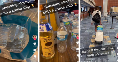 15 Ridiculous (But Clever) Ways People Sneak Booze Onto Cruise