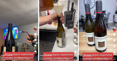 TikTok is full of hacks showing how to sneak alcohol on a cruise, but it  can get you in serious trouble