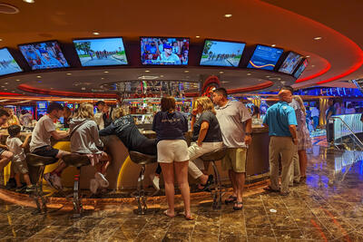 crowded bar