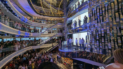 MSC Seaside atrium