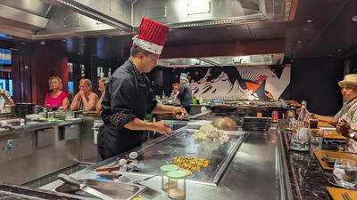 hibachi on MSC Seaside