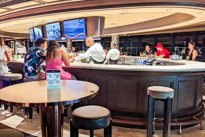 sports bar on MSC Seaside