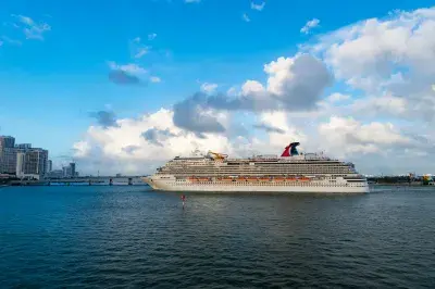 Carnival ship in Miami