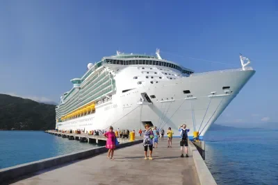 LoS docked in Labadee, Haiti