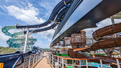 MSC Seaside water slides