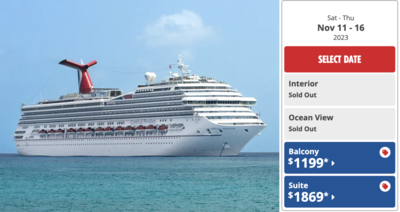 carnival freedom mock booking