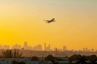 airplane taking off