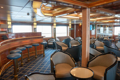 Club Lounge on Sea Spirit cruise ship