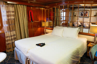 bed on Sea Spirit cruise ship