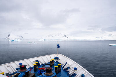 Sea Spirit cruise ship bow